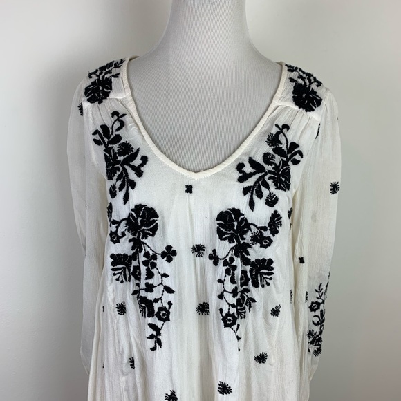 Free People White Embroidered Dress - Picture 4 of 7